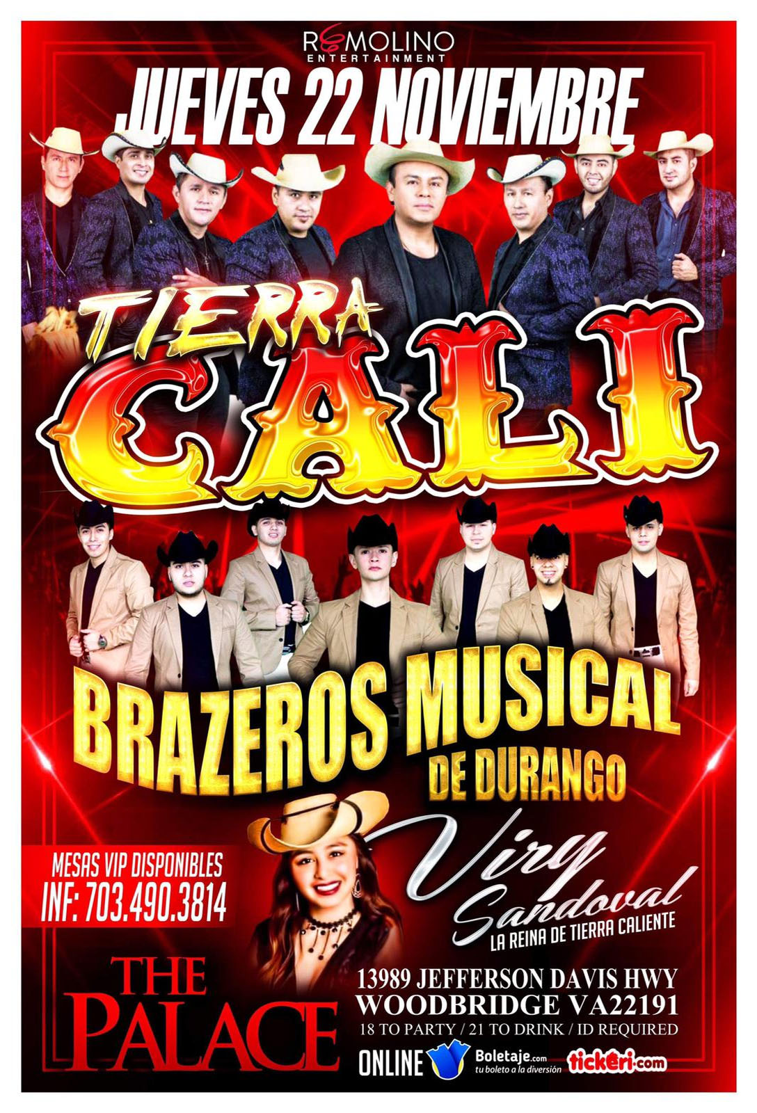 Tierra Cali, Brazzeros Musical, Viry Sandoval