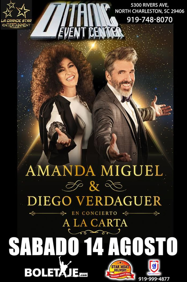 Amanda Miguel y Diego Verdaguer 
