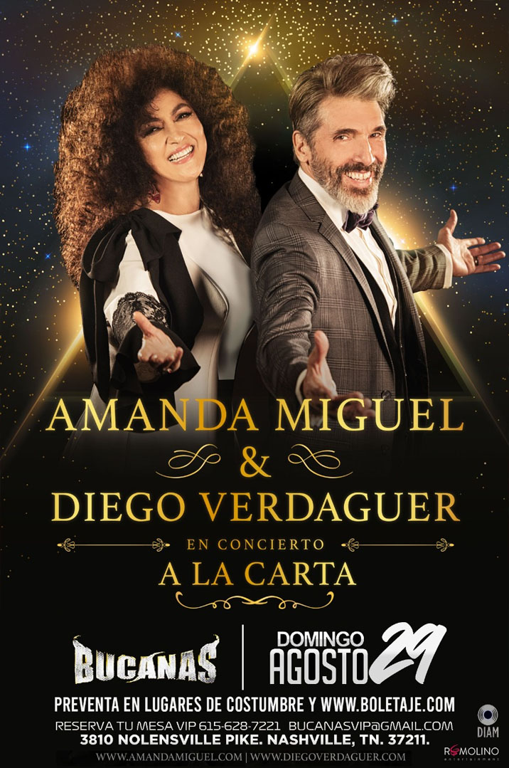 Amanda Miguel y Diego Verdaguer 