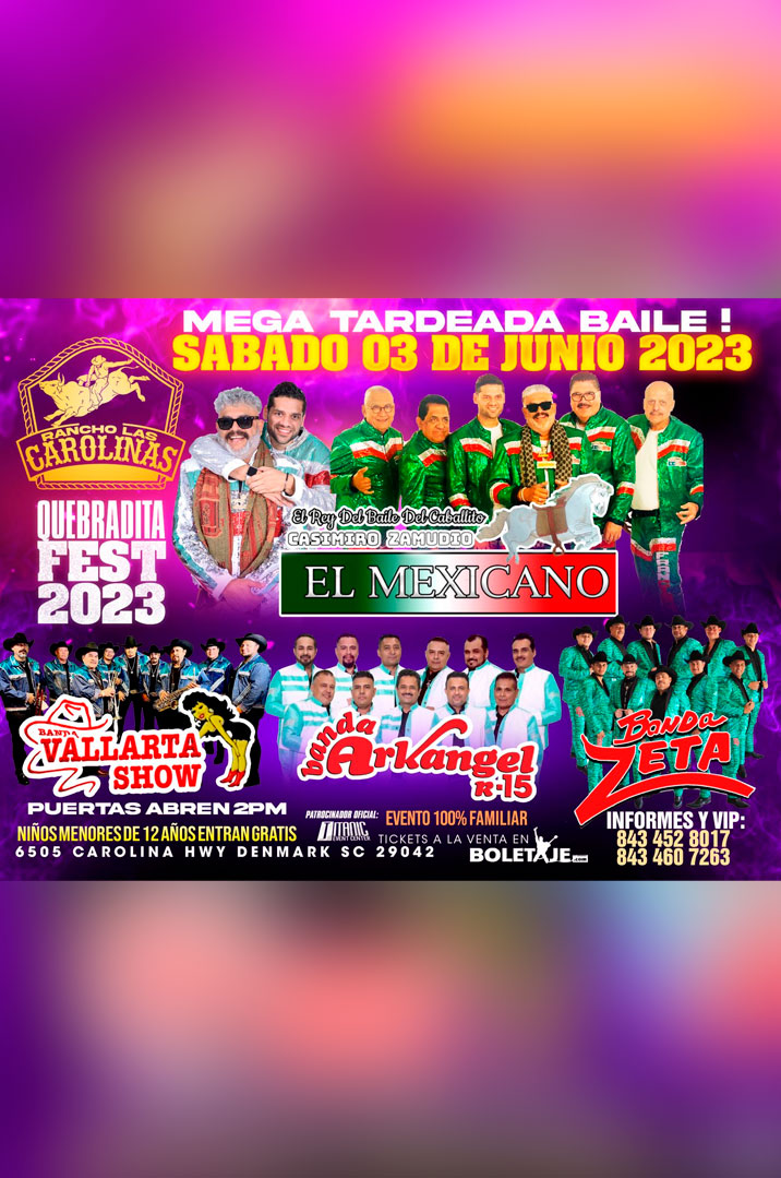 El Mexicano, Vallarta Show, Arkangel R15 y Banda Zeta