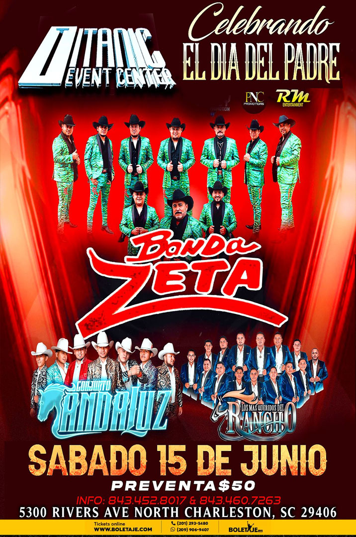 Banda Zeta, Conjunto Andaluz y Los Mas Queridos del Rancho