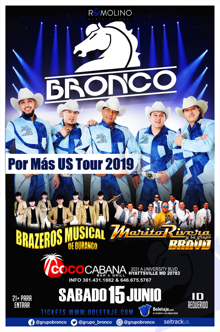 Bronco, Brazeros Musical y Marito Rivera